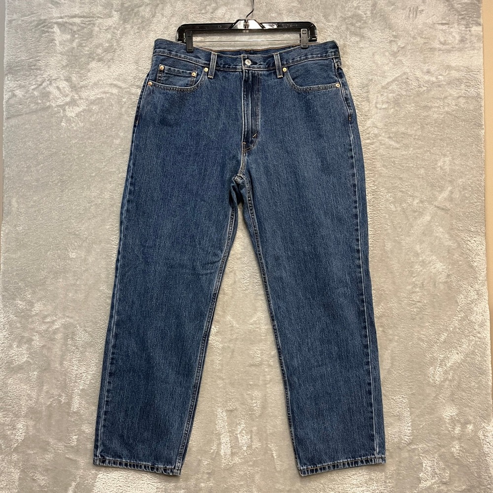 Levis 550 Relaxed Fit Jeans Mens 38x32 Blue Medium Wash Denim